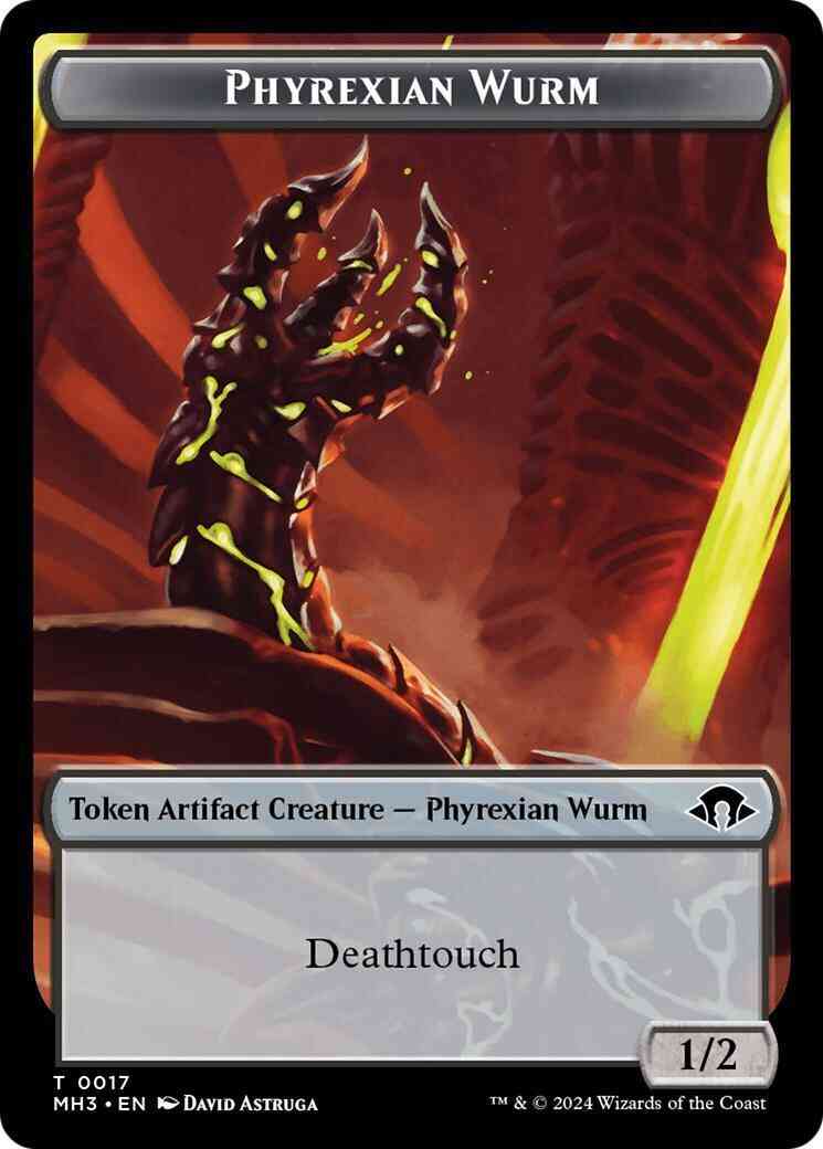 Phyrexian Wurm Token [17] [Modern Horizons 3: Tokens] [Non-Foil]