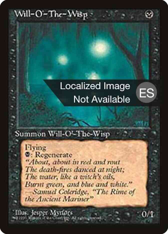 Will-o'-the-Wisp - Japanese [171] [Fourth Edition Black Border: Japanese] [Non-Foil]