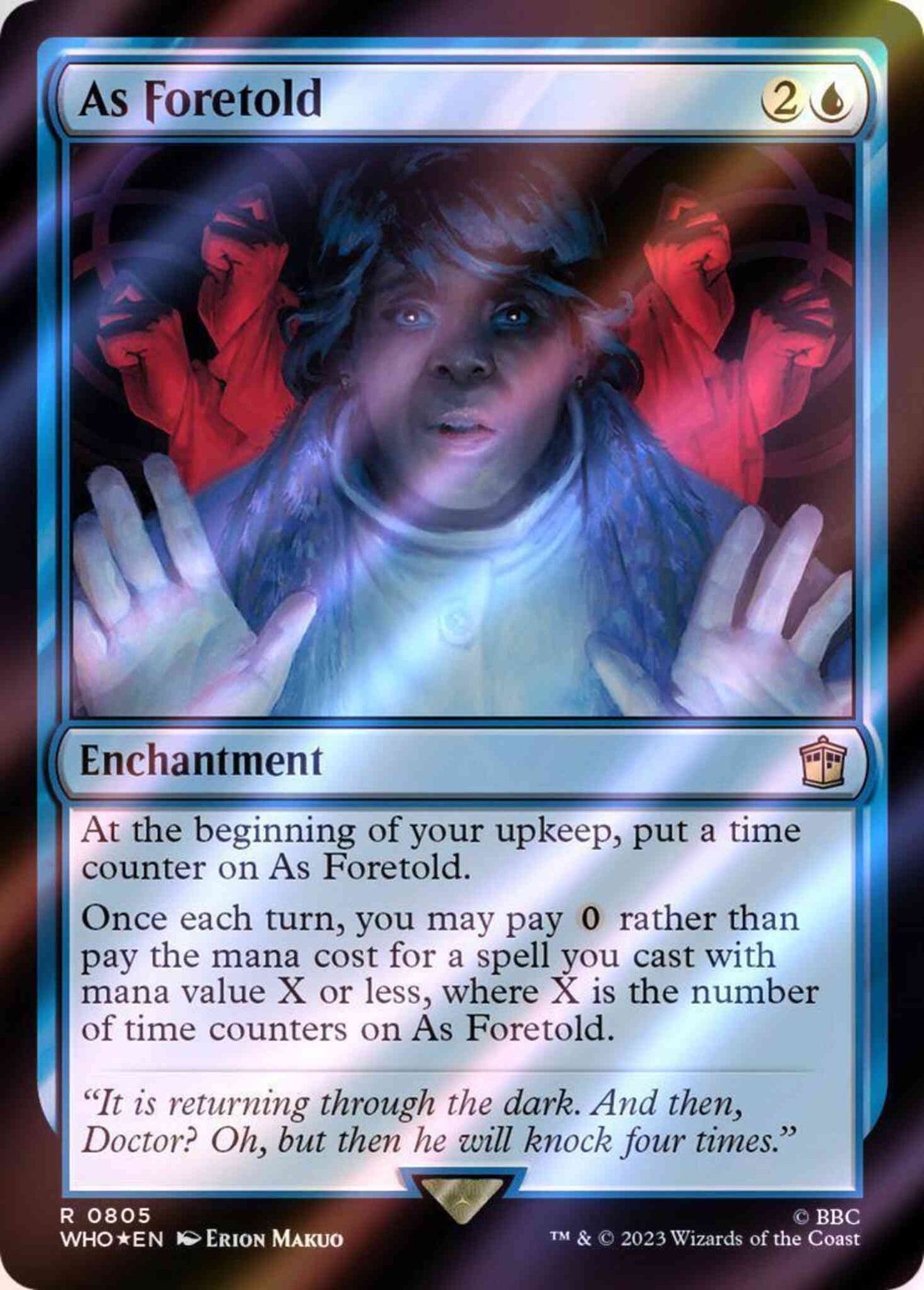 As Foretold [805] [Universes Beyond: Doctor Who] [Surge Foil]