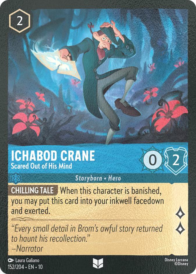 Ichabod Crane - Scared Out of His Mind - 152/204 [Whispers in the Well] [Cold Foil]