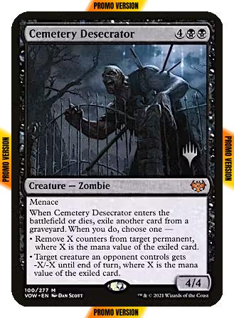 Cemetery Desecrator [100p] [Promo Pack] [Innistrad: Crimson Vow: Promos] [Non-Foil]