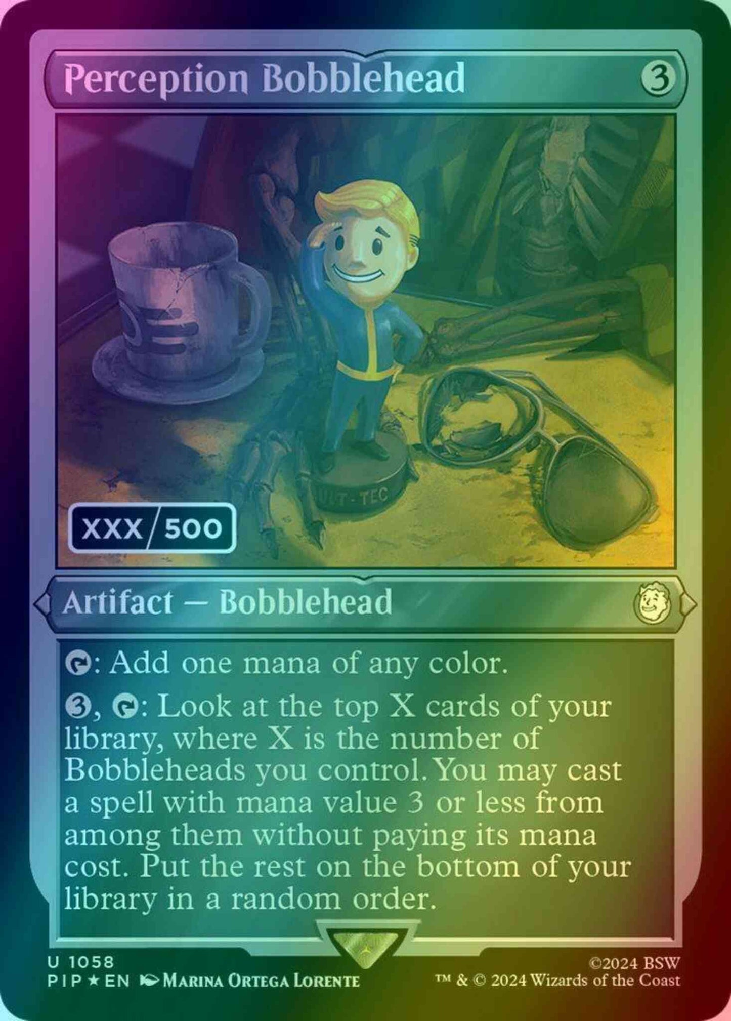 mtg fallout bobblehead cards Intelligence Bobblehead