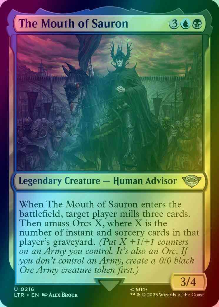 The Mouth of Sauron [216] [The Lord of the Rings: Tales of Middle-earth] [Foil]