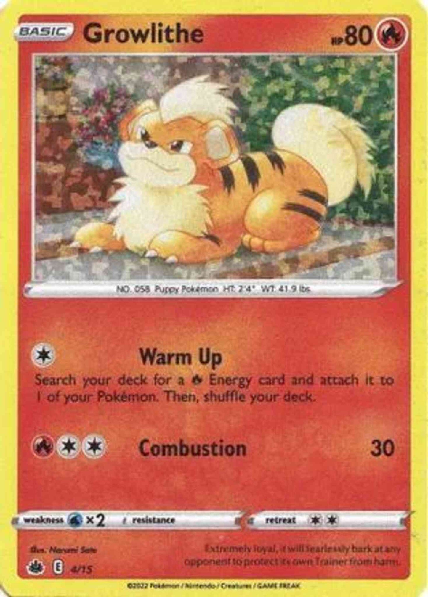 Growlithe - 4/15 - Promo [mcd22-4] [Holo]