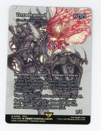 Terra Branford - Urza, Lord High Artificer — Borderless|Foil — ID 19306