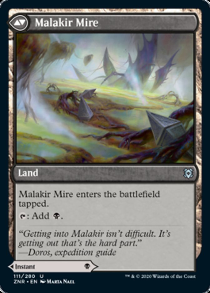 Malakir Rebirth // Malakir Mire [111] [Zendikar Rising] [Non-Foil]