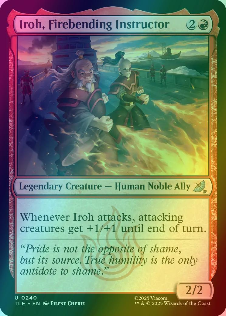 Iroh, Firebending Instructor [240] [Avatar: The Last Airbender Eternal] [Foil]