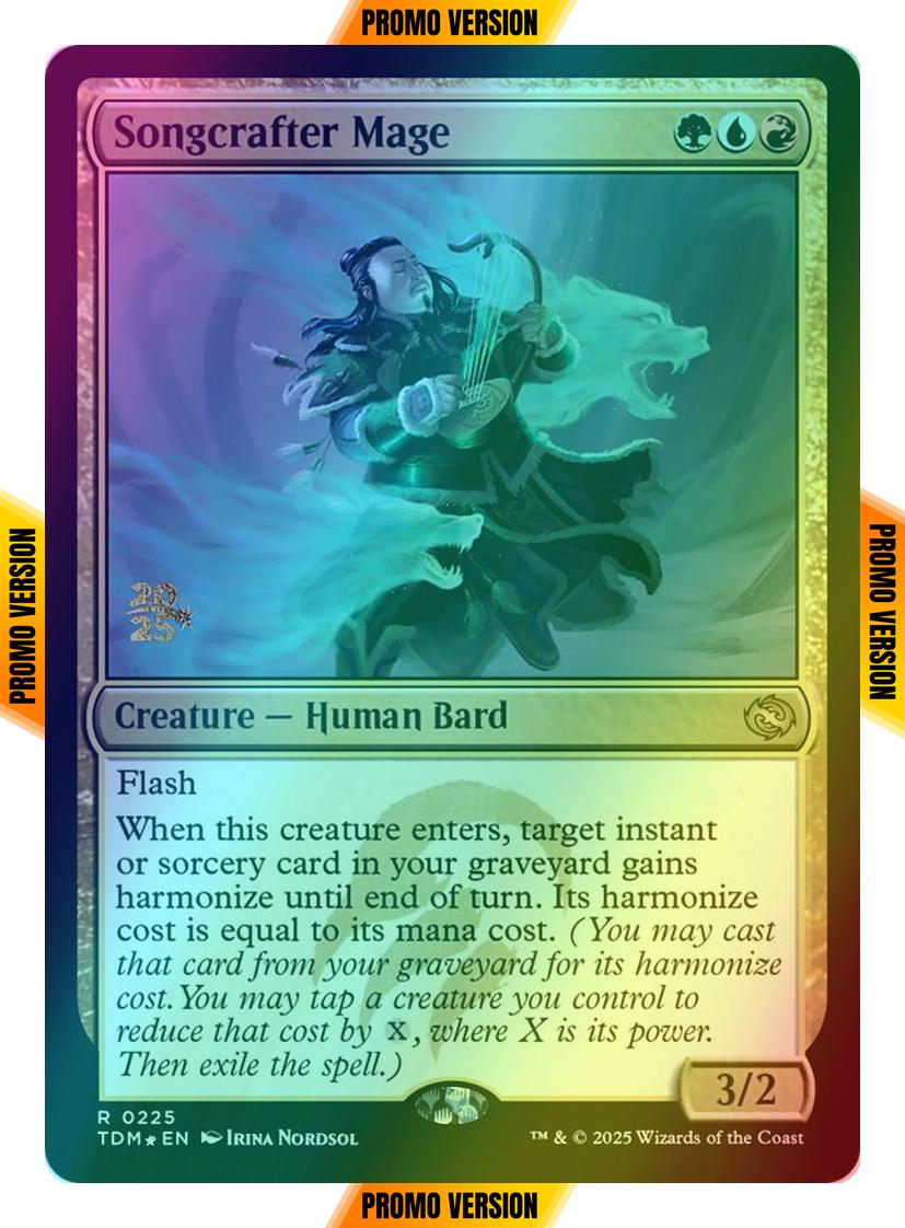 Songcrafter Mage [225s] [Prerelease] [Tarkir: Dragonstorm: Promos] [Foil]