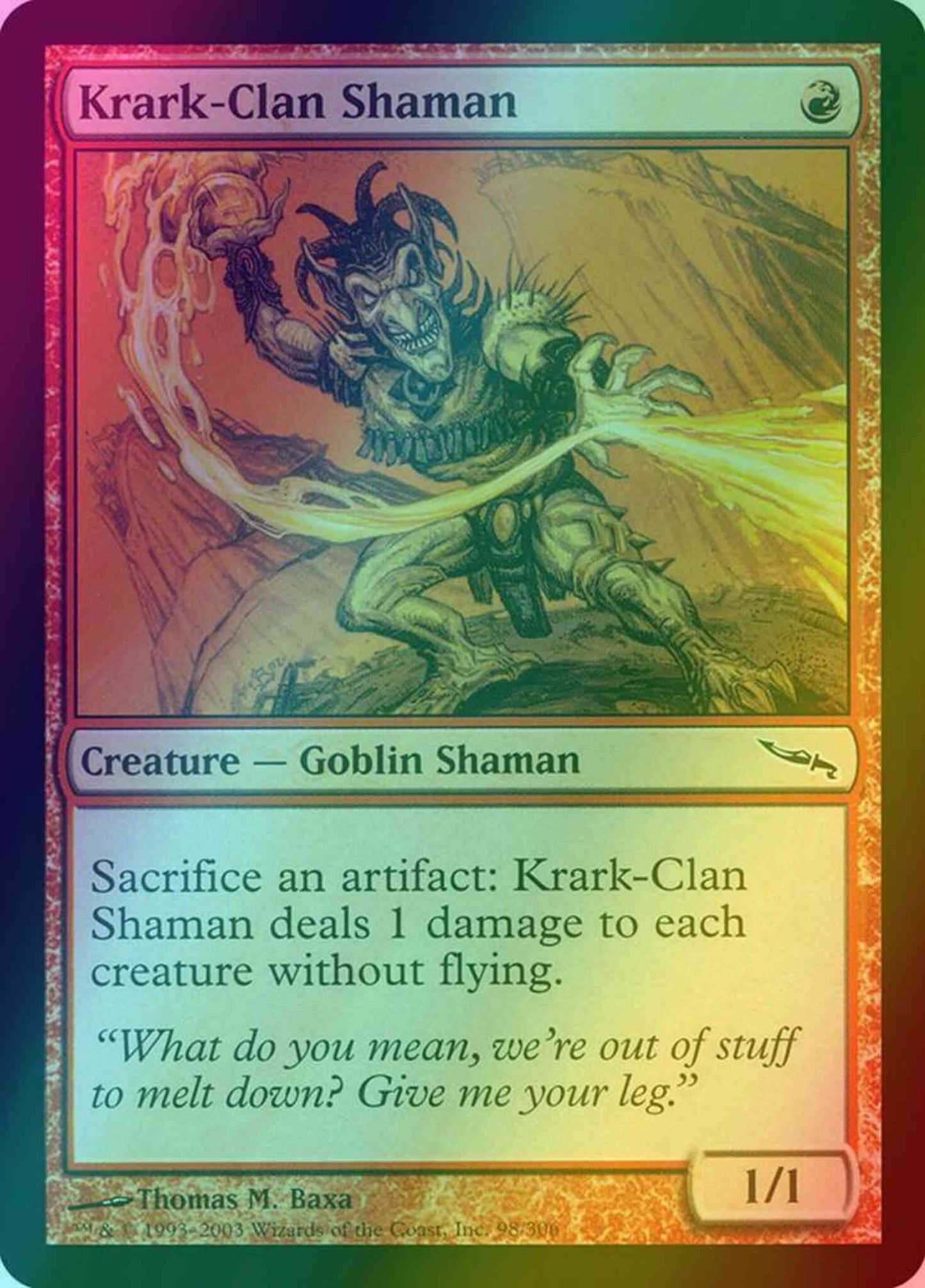 Krark-Clan Shaman [98] [Mirrodin] [Foil]