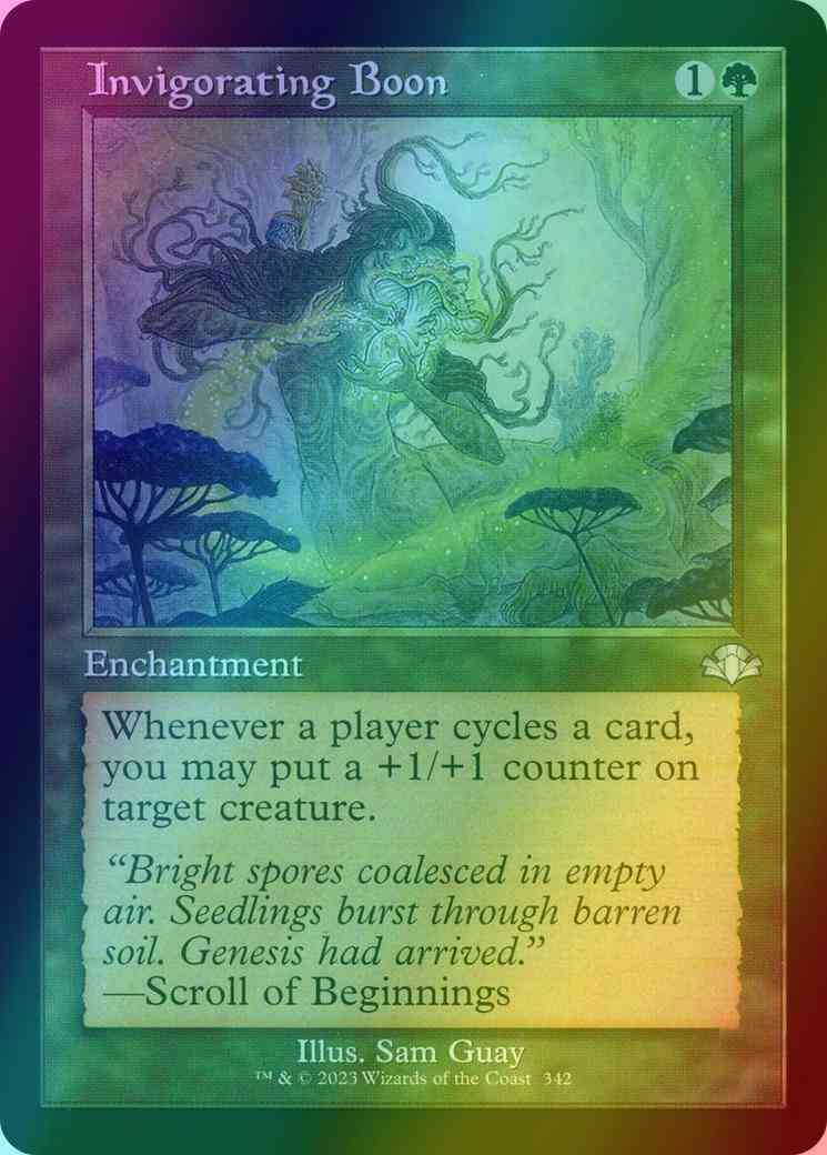 Invigorating Boon [342] [Retro Frame] [Dominaria Remastered] [Foil]