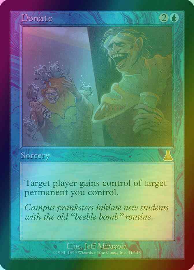 Donate [31] [Urza's Destiny] [Foil]