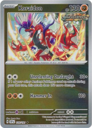 Koraidon - 116/191 - Uncommon [sv08-116] [Reverse Holo]