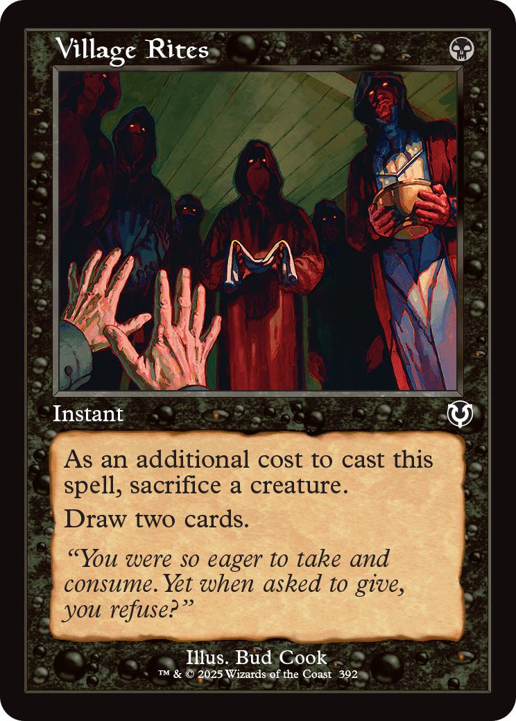 Village Rites [392] [Retro Frame] [Innistrad Remastered] [Non-Foil]