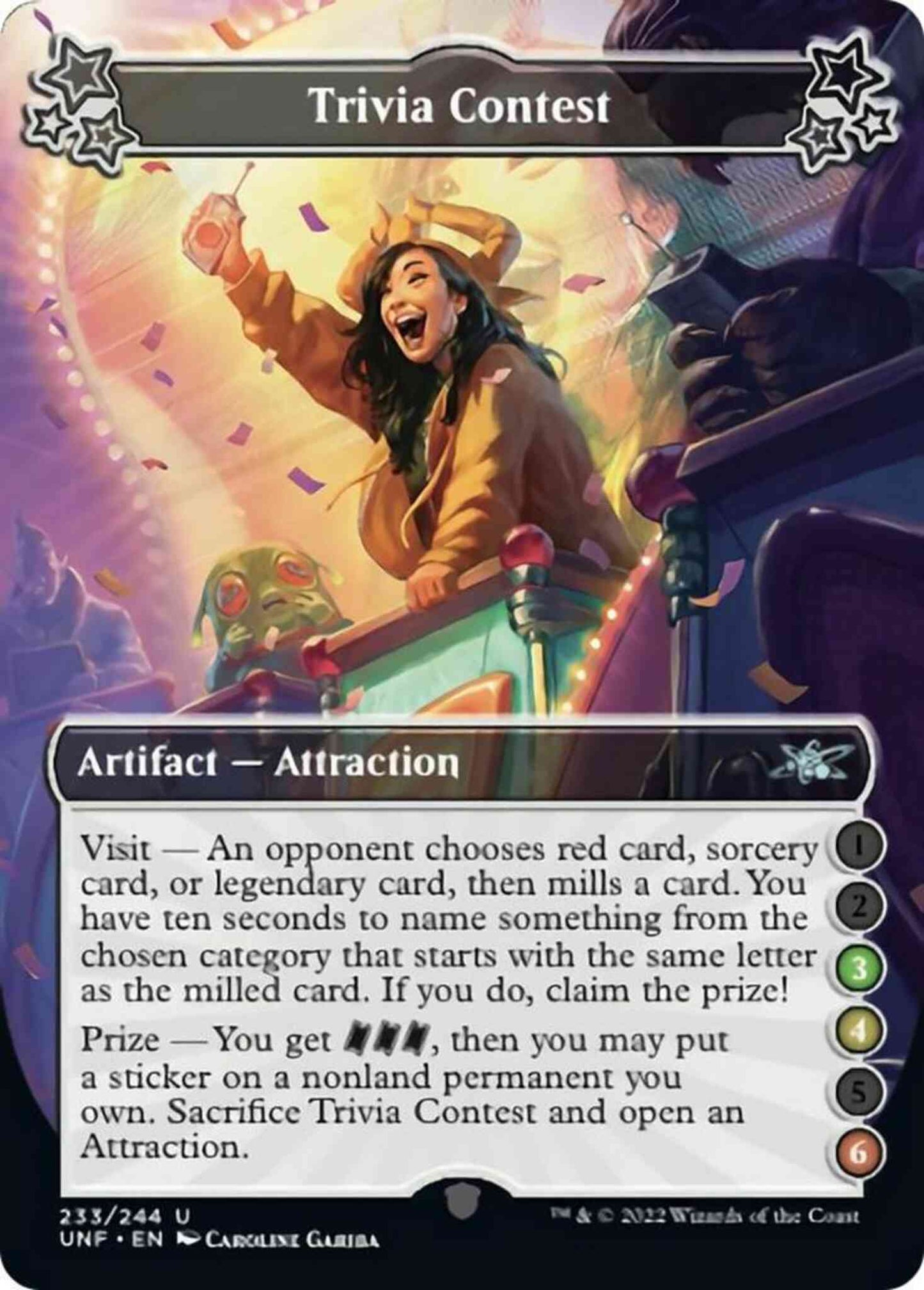 Trivia Contest (3/4/6) [233d] [Borderless] [Unfinity] [Non-Foil]