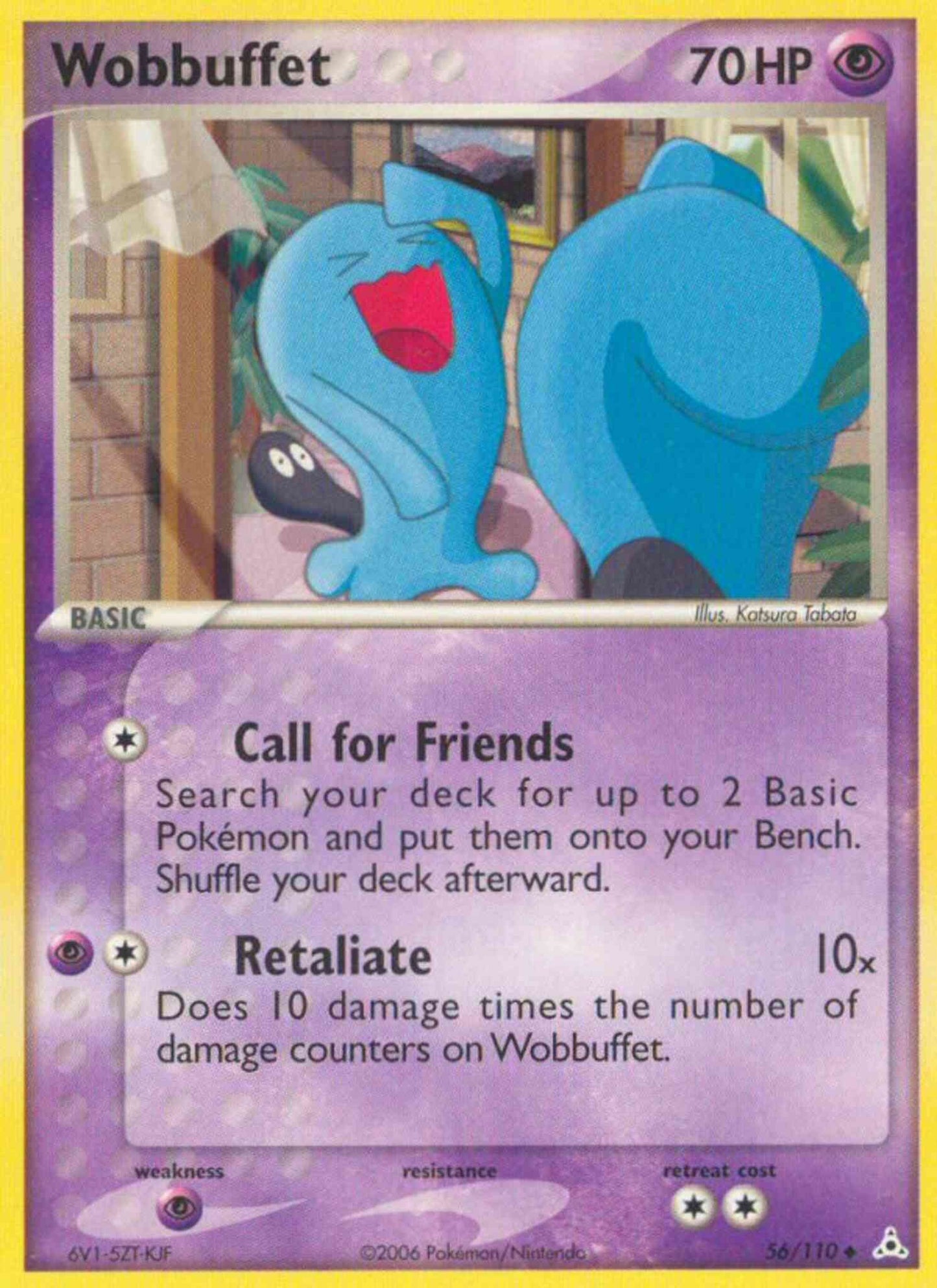 Wobbuffet - 56/110 - Uncommon [ex13-56] [Reverse Holo]