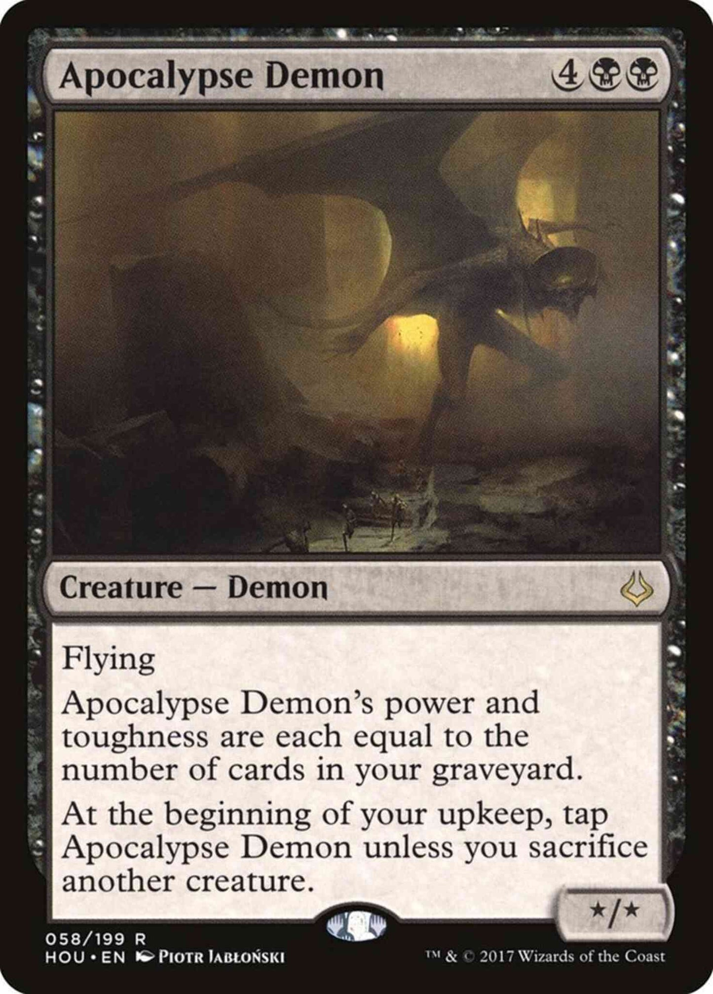 Apocalypse Demon [58] [Hour of Devastation] [Non-Foil]