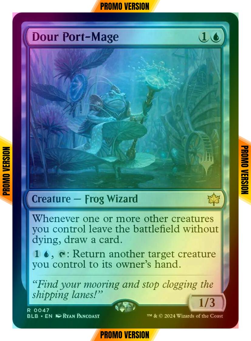 Dour Port-Mage [47p] [Promo Pack] [Bloomburrow: Promos] [Foil]