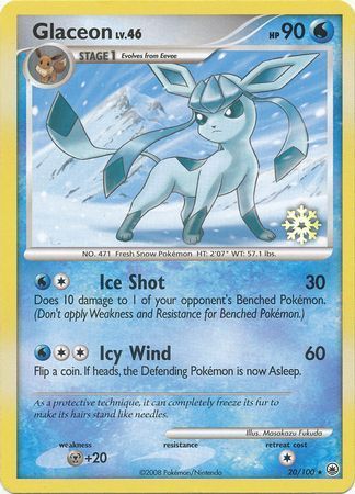 Glaceon - 20/100 - Pokemon Countdown Calendar Promo [Non-Holo]