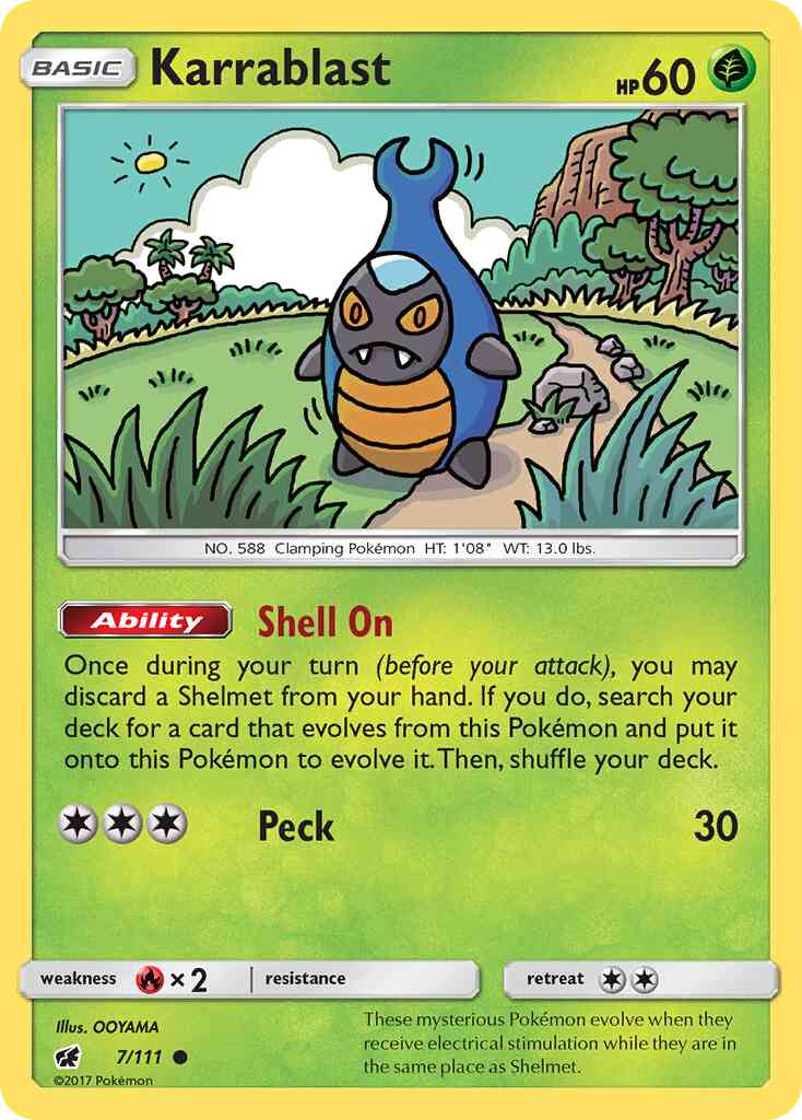 Karrablast - 7/111 - Common [sm4-7] [Non-Holo]