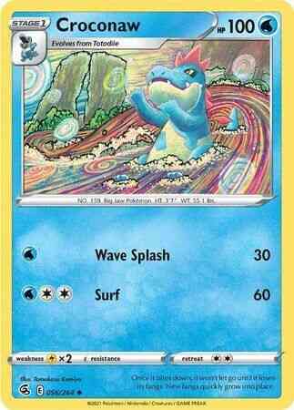 Croconaw - 056/264 - Uncommon [SWSH8-056] [Non-Holo]