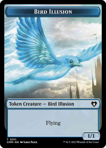 Bird Illusion Token (11) // Spirit Token (39) [Commander Masters: Tokens] [Non-Foil]