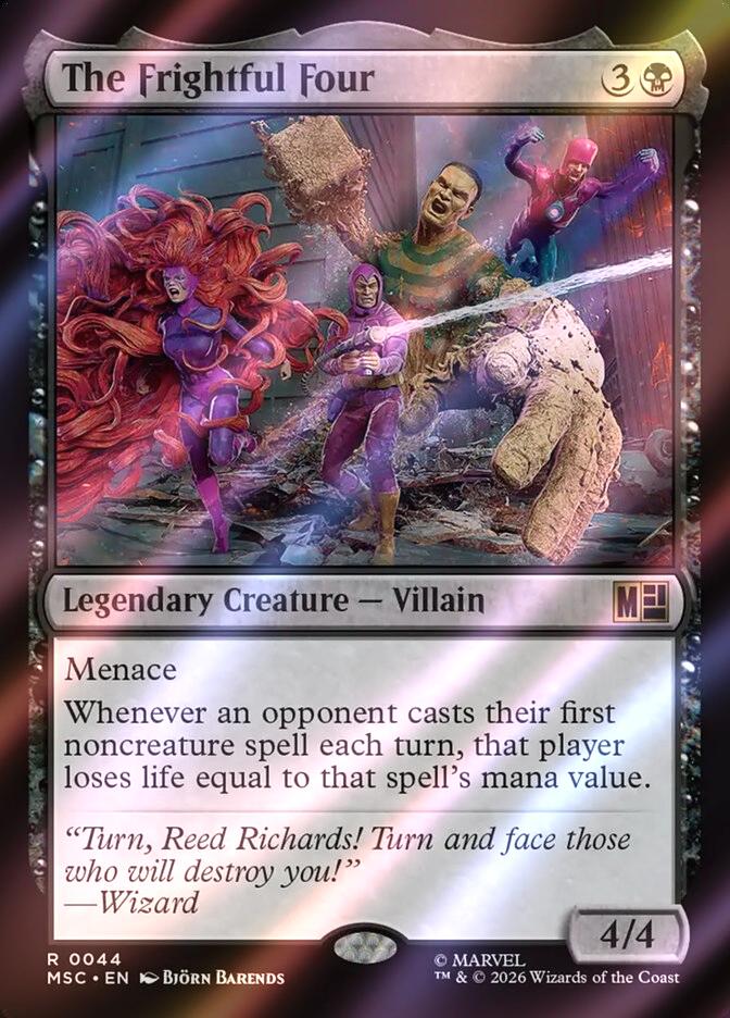 The Frightful Four [44] [Marvel Super Heroes: Commander] [Surge Foil]