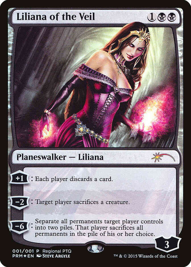 Liliana of the Veil [2015] [Pro Tour Promos] [Foil]