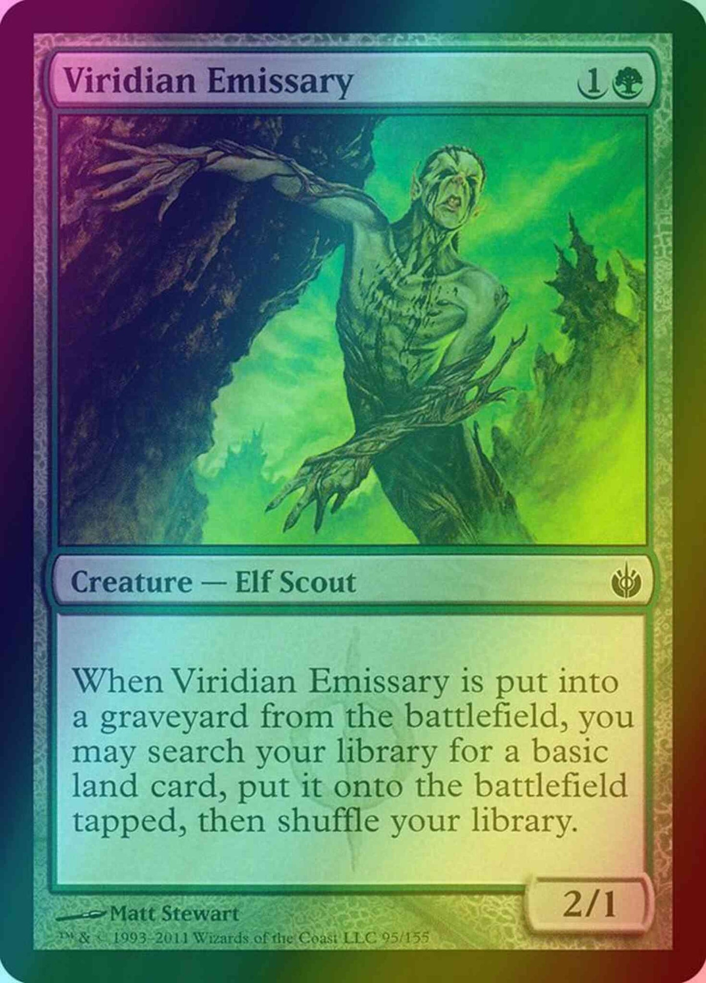 Viridian Emissary [95] [Mirrodin Besieged] [Foil]