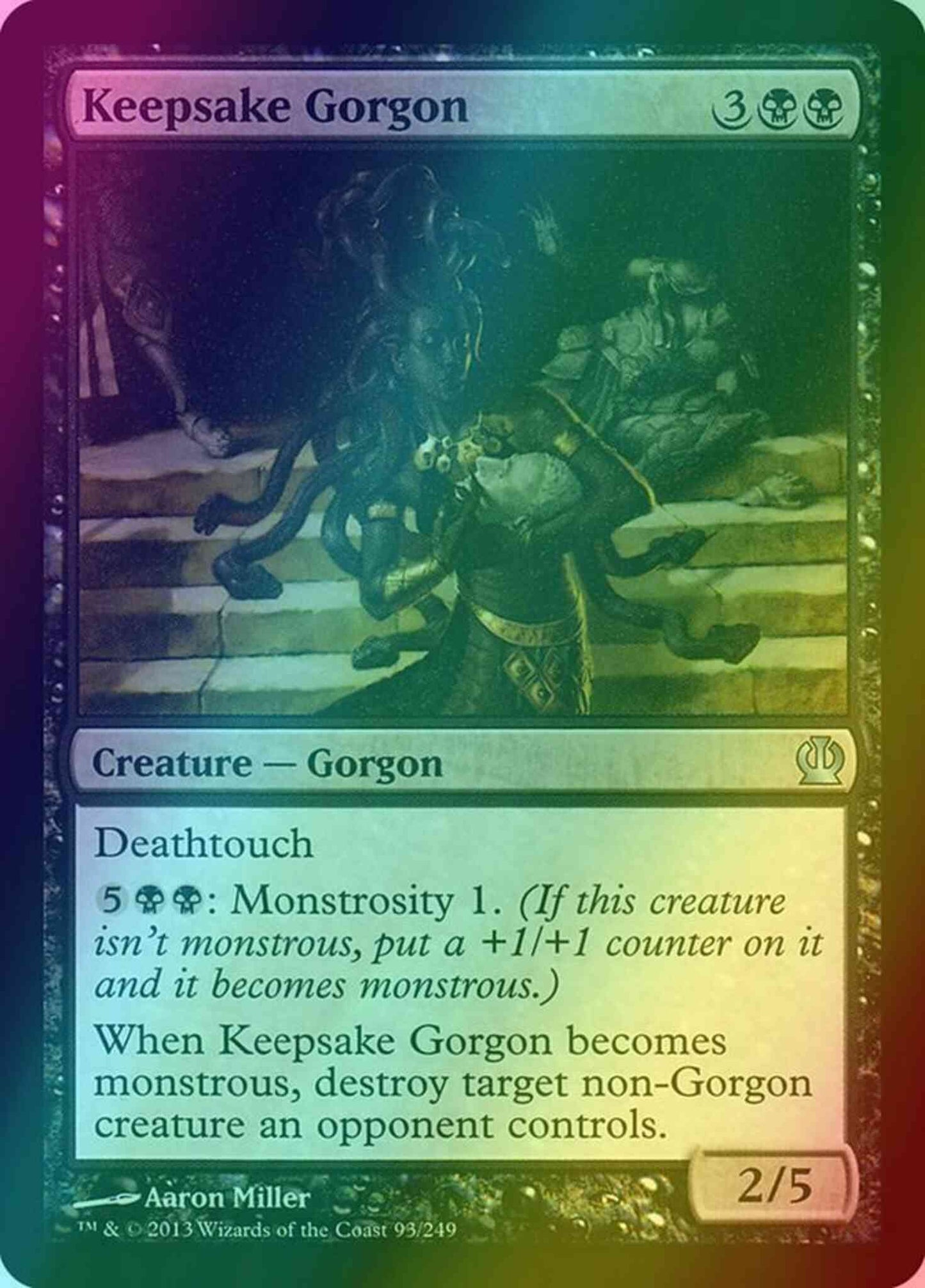 Keepsake Gorgon [93] [Theros] [Foil]