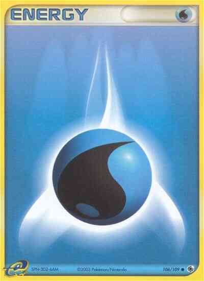 Water Energy - 106/109 - Common [ex1-106] [Reverse Holo]