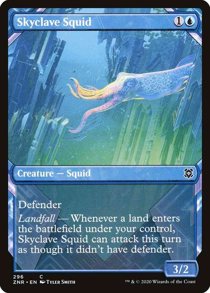 Skyclave Squid [296] [Showcase] [Zendikar Rising] [Non-Foil]