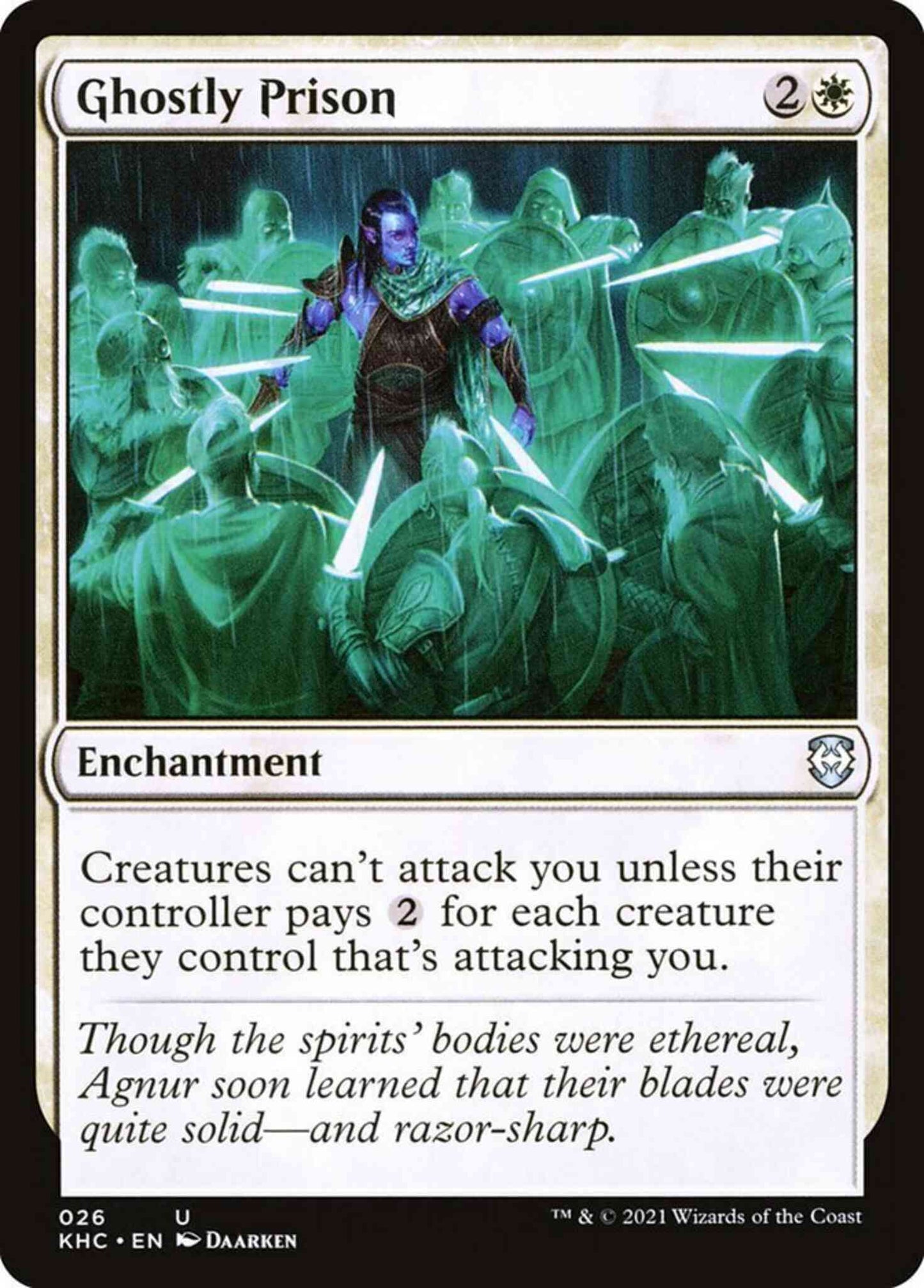 Ghostly Prison [26] [Kaldheim Commander] [Non-Foil]