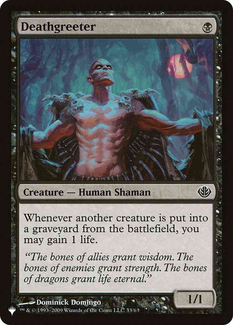 Deathgreeter [DDD-33] [The List] [Non-Foil]