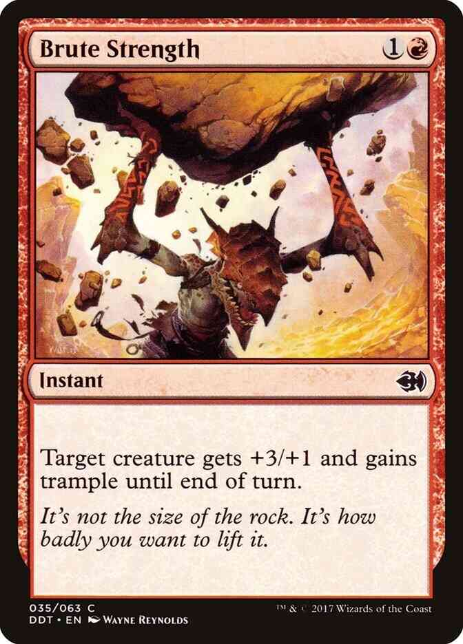 Brute Strength [35] [Duel Decks Merfolk vs Goblins] [Non-Foil]