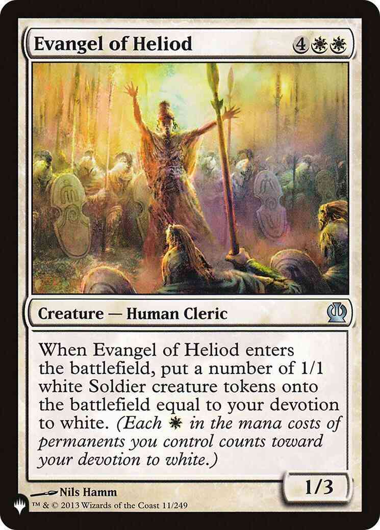Evangel of Heliod [THS-11] [The List] [Non-Foil]
