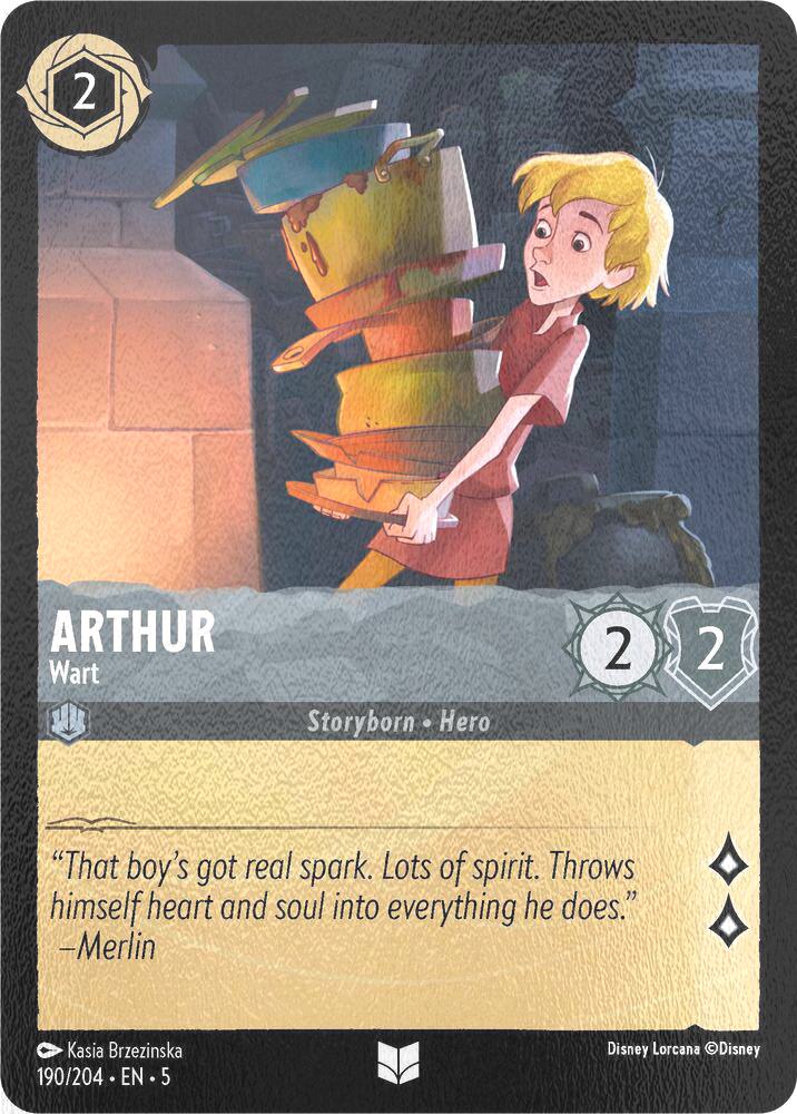 Arthur - Wart - 190/204 [Shimmering Skies] [Cold Foil]