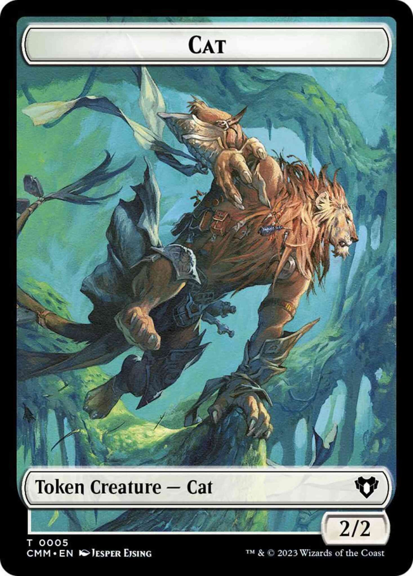 Cat Token (05) // Servo Token (45) [Commander Masters: Tokens] [Non-Foil]