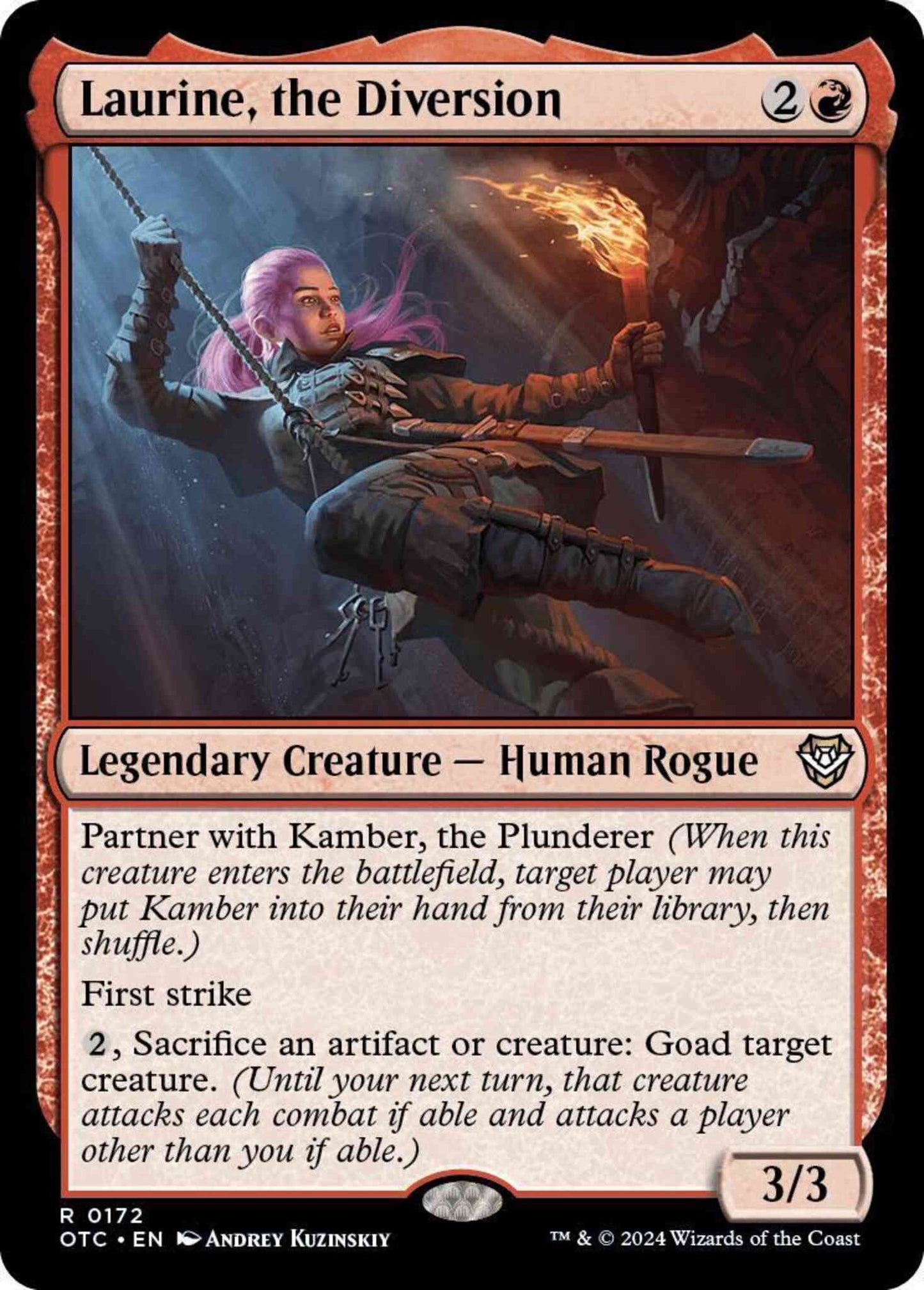 Laurine, the Diversion [172] [Outlaws of Thunder Junction: Commander] [Non-Foil]