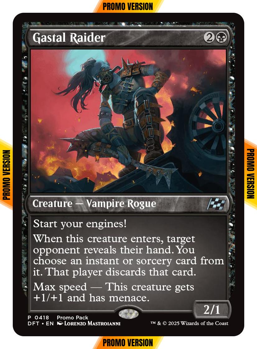 Gastal Raider [418] [Dark Frame Promo Pack] [Aetherdrift] [Non-Foil]