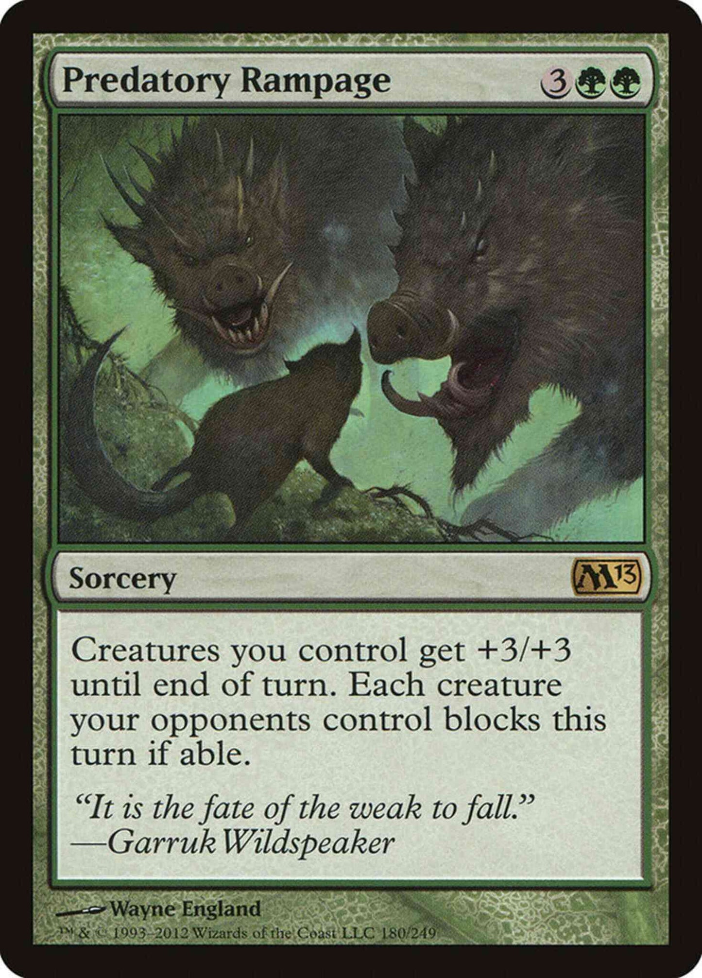 Predatory Rampage [180] [Magic 2013] [Non-Foil]