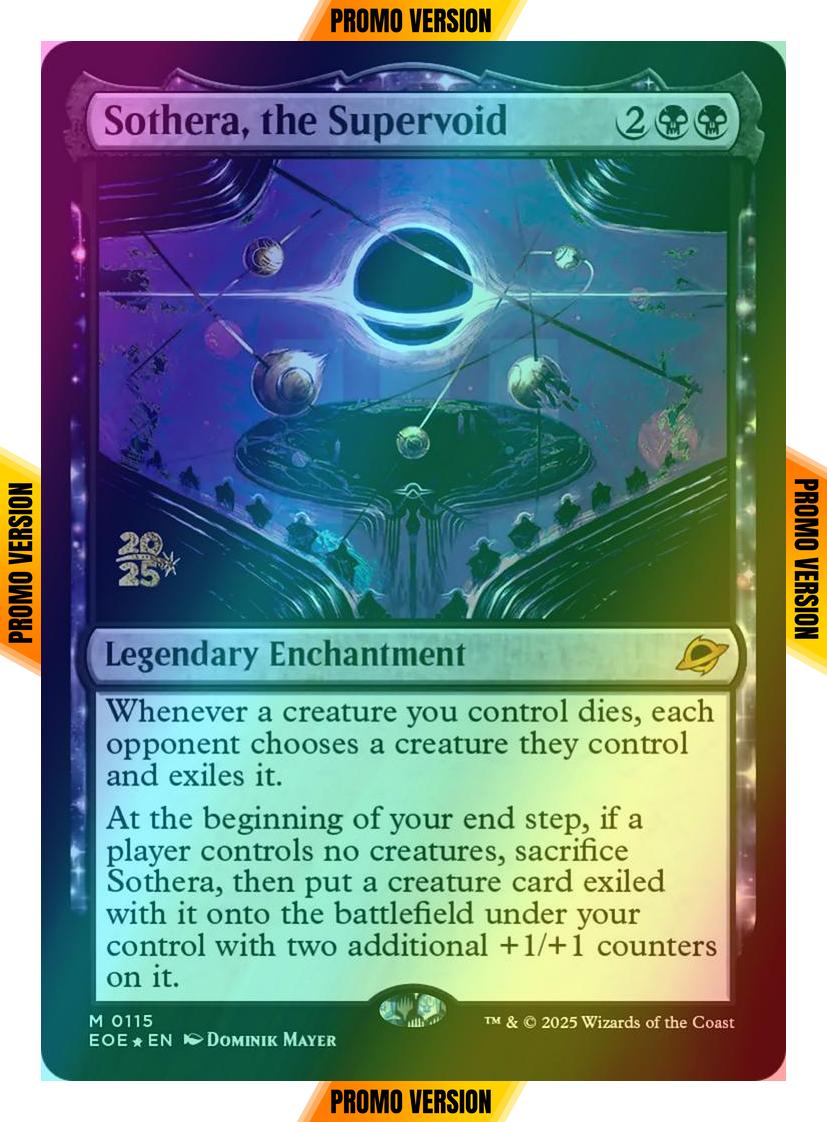 Sothera, the Supervoid [115s] [Prerelease] [Edge of Eternities: Promos] [Foil]