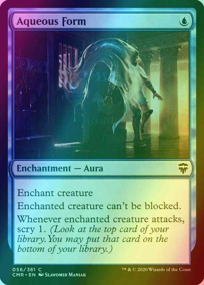 Aqueous Form [56] [Commander Legends] [Foil]