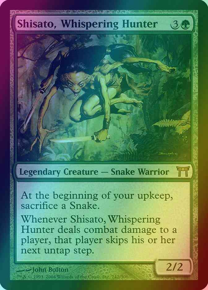 Shisato, Whispering Hunter [242] [Champions of Kamigawa] [Foil]