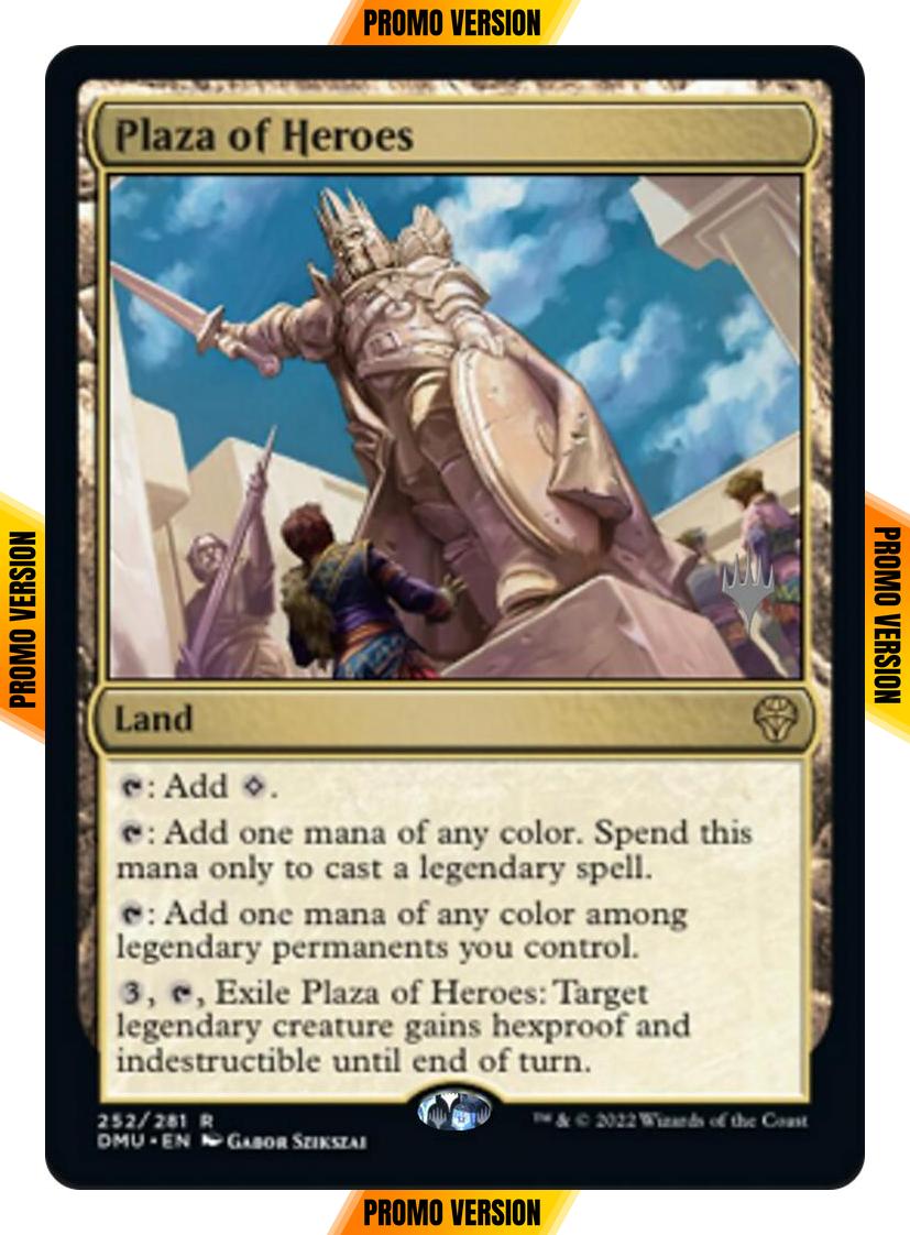 Plaza of Heroes [252p] [Promo Pack] [Dominaria United: Promos] [Non-Foil]