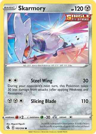 Skarmory - 182/264 - Common [SWSH8-182] [Non-Holo]