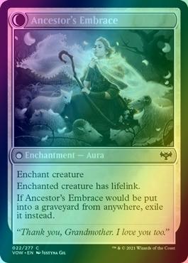 Kindly Ancestor // Ancestor's Embrace [22] [Innistrad: Crimson Vow] [Foil]