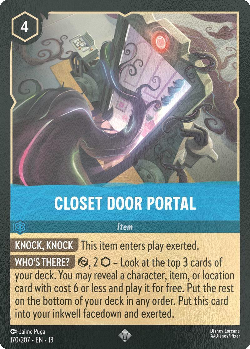 Closet Door Portal - 170/204 [Attack of the Vine!] [Cold Foil]
