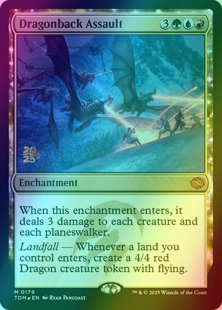 Dragonback Assault [179s] [Prerelease] [Tarkir: Dragonstorm: Promos] [Foil]