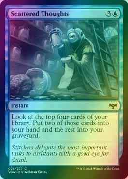 Scattered Thoughts [74] [Innistrad: Crimson Vow] [Foil]