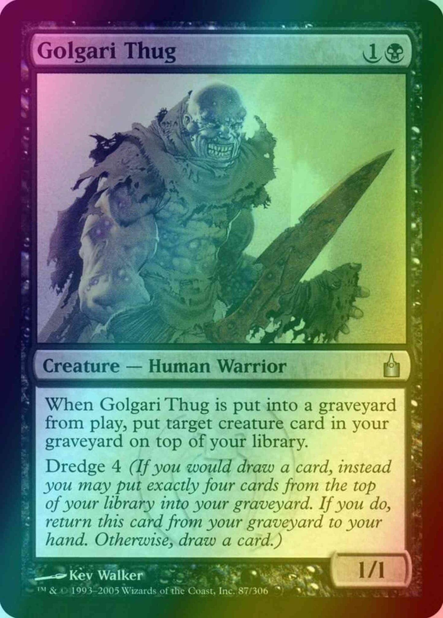 Golgari Thug [87] [Ravnica City Of Guilds] [Foil]